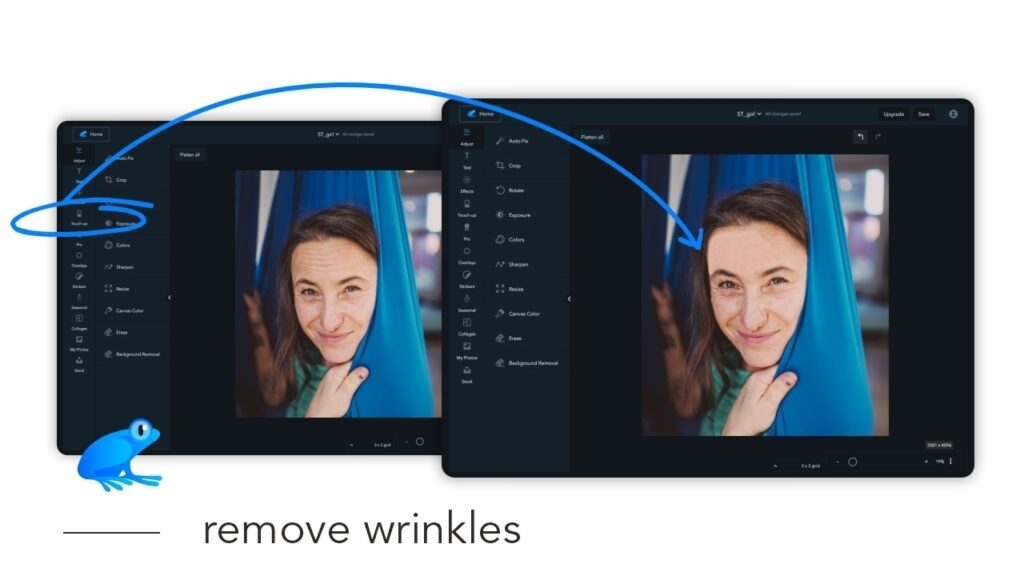 Tutorial: How to remove wrinkles